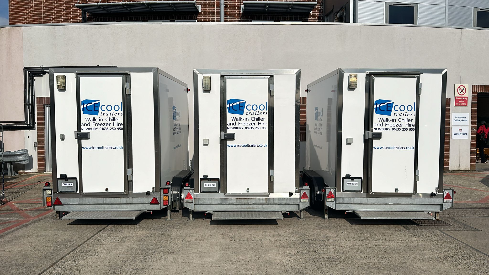 freezer trailers for hire